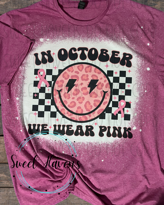 In October we wear Pink